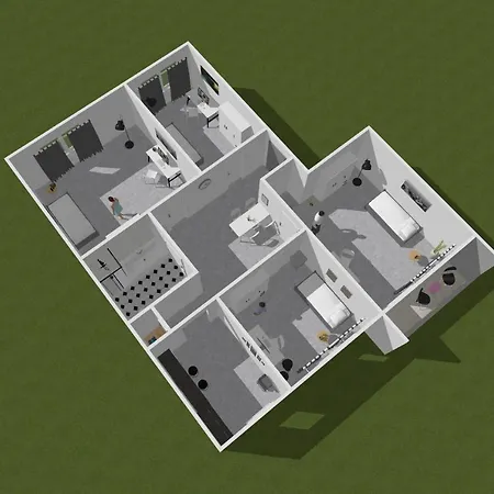 Sh Team Lodges 4 Apartments Fuer Max 19 Personen L Monteure L Messe L Business Duisburg Exterior photo