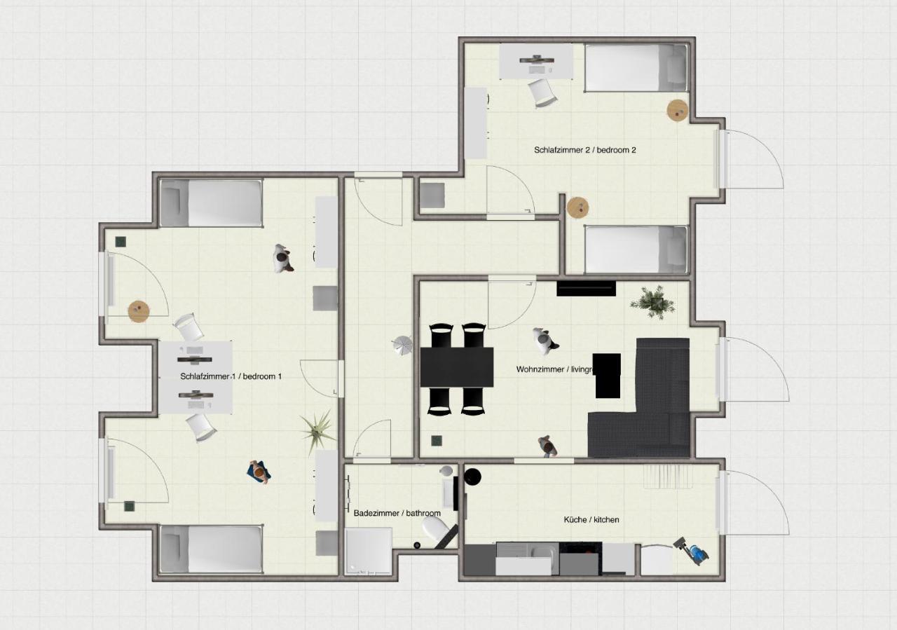 Apartment Sh Team 4 Fuer Max 19 Personen L Monteure L Messe L Business